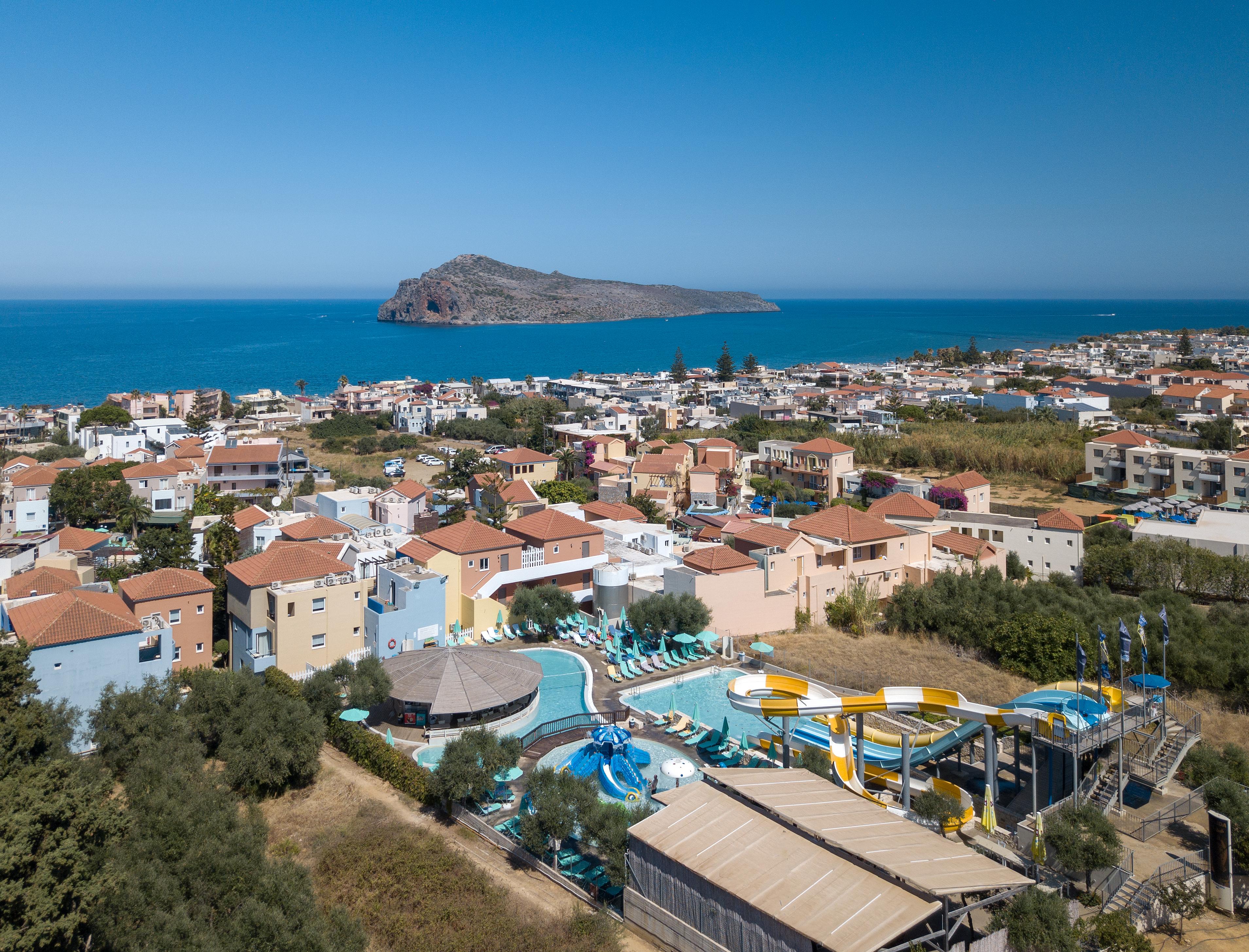 Iolida Village Water Park Hotel Agia Marina Exterior foto